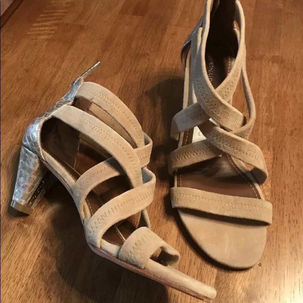 Donald J. Pliner tan gladiator Sandals  8